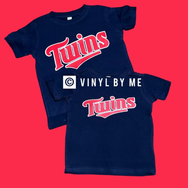 Navy Twins tee