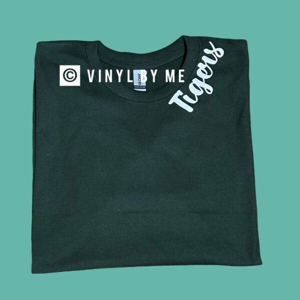 Green Tigers neck tee