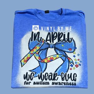 Blue in April tee