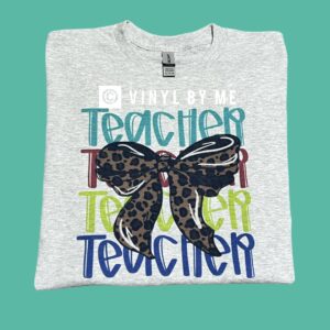 Ash teacher bow tee