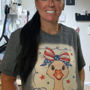 Patriotic goose tee