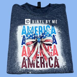 Navy America bow tee