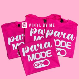 Pink Para mode off tee