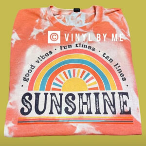 Orange summer vibes tee
