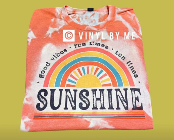 Orange summer vibes tee