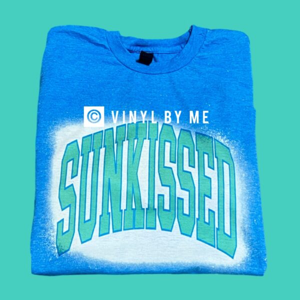Sapphire bleached sunkissed tee