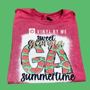 Red Sweet Georgia summertime tee