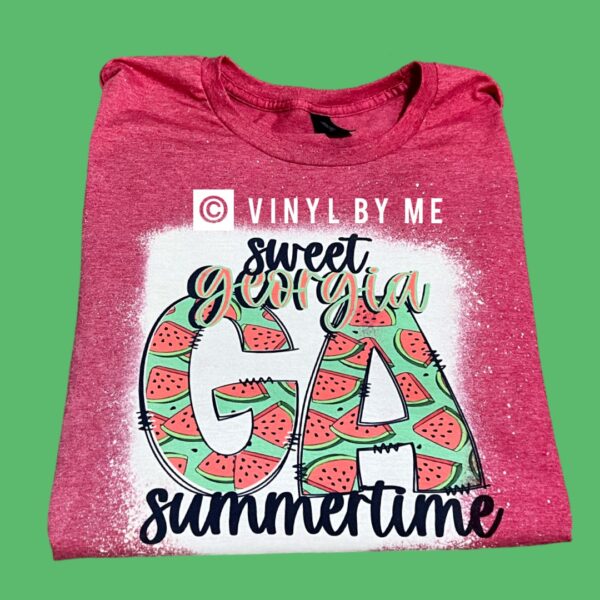 Red Sweet Georgia summertime tee