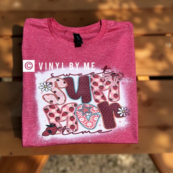 Red sweet summer time tee