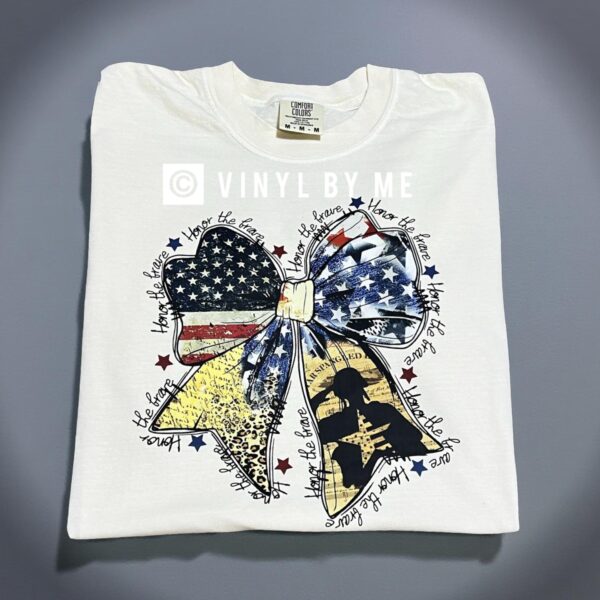 Ivory comfort color Honor the Brave tee