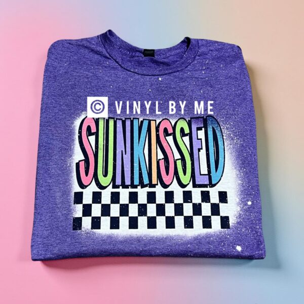 Purple retro Sunkissed tee