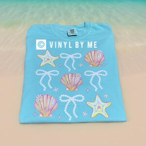 Chalky mint comfort color shell tee
