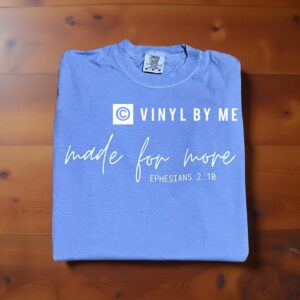 Blue denim comfort color made for more tee