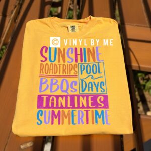 Sunshine road trips comfort color tee