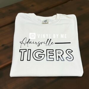 Comfort color Ivory Adairsville Tigers tee
