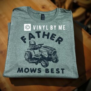 Father Mows Best tee