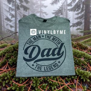 Green dad tee