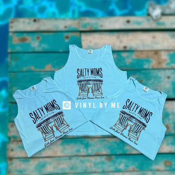 Comfort color chalky mint salty mom tank