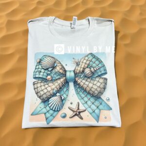 Seashell bow tee