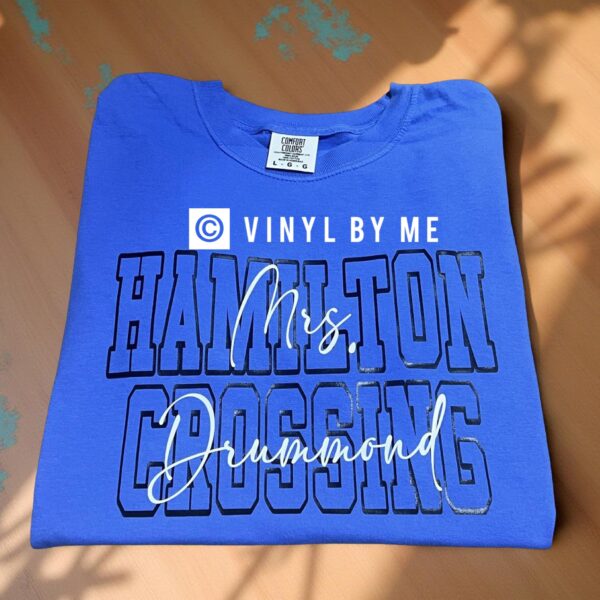 Comfort color school name tees