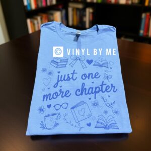 Blue just one more chapter tee
