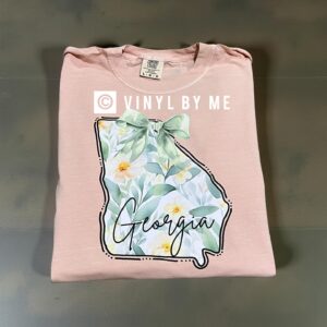Peach Georgia comfort color tee
