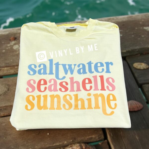 Banana saltwater comfort color tee