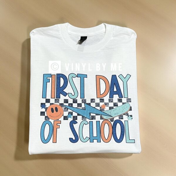 Boy first day of school tee
