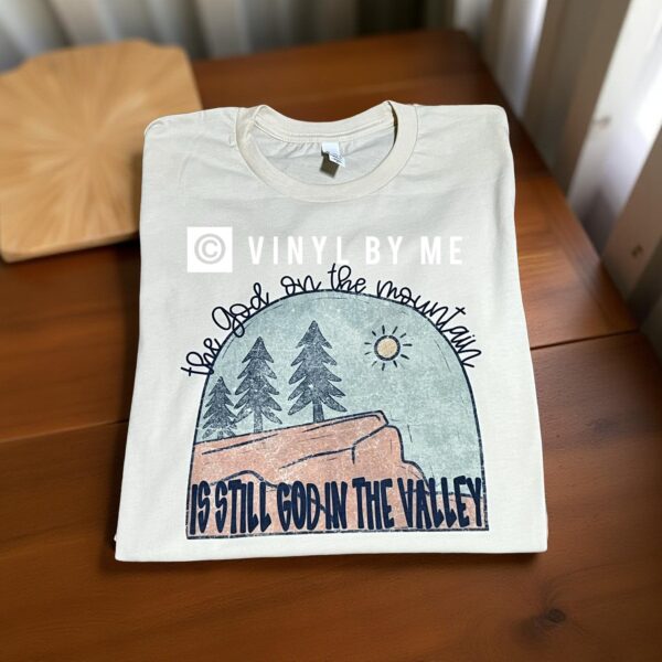 Cream the God on the mountain tee