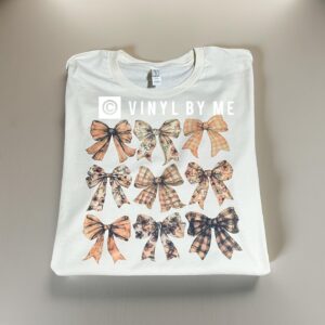 Coquette fall bow tee