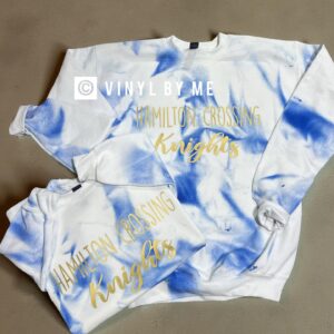 Tye dye Hamilton crossing sweatshirts