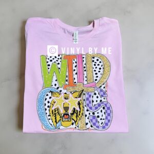 Pink star wildcats tee