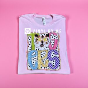 Pink star Tigers tee