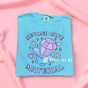 Chalky mint second wife material tee