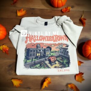 Tan Halloween town sweatshirt