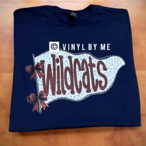 Navy wildcats flag tee