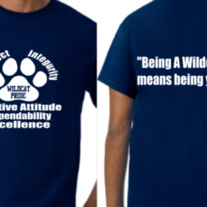 Navy wildcat pride tee