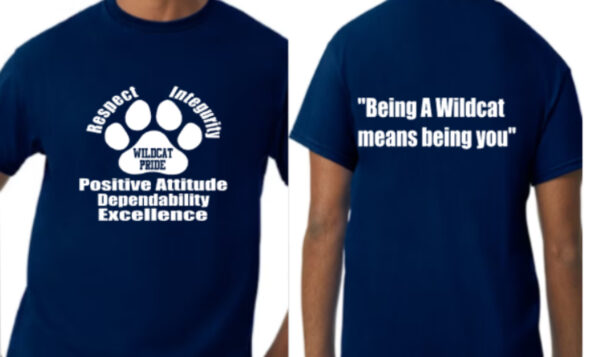Navy wildcat pride tee
