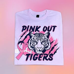 Light pink Tigers Pink out tee