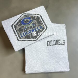 Camo front and back ash colonels tee