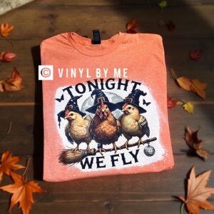Orange tonight we fly chicken tee