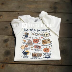 White Tis the season sweatshirt