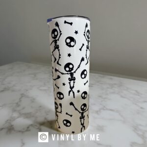 Dancing skeleton 20oz tumbler