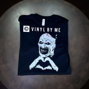 Scary heart black tee