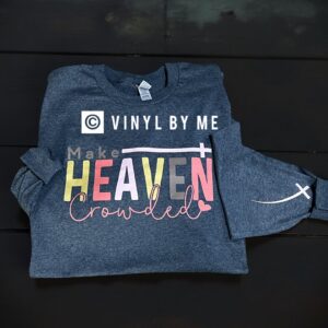 Gray longsleeve make heaven crowded