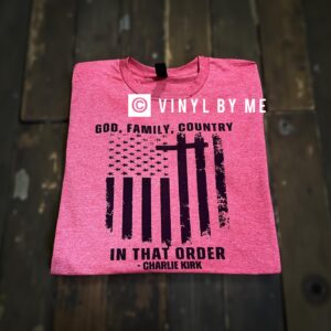 Red God Family Country tee