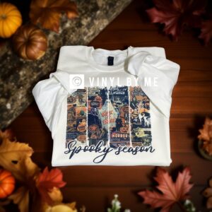 Retro white spooky season sweatshirt
