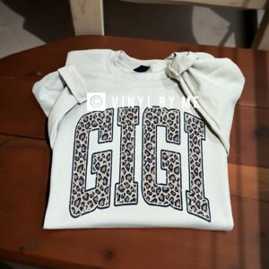 Tan leopard Gigi sweatshirt