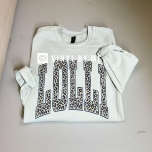 Tan leopard Lolli sweatshirt