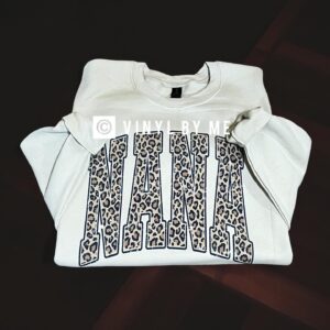 Tan leopard Nana sweatshirt